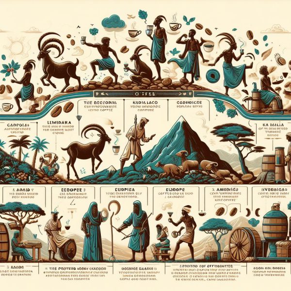 تاریخچه پیدایش قهوه در جهان